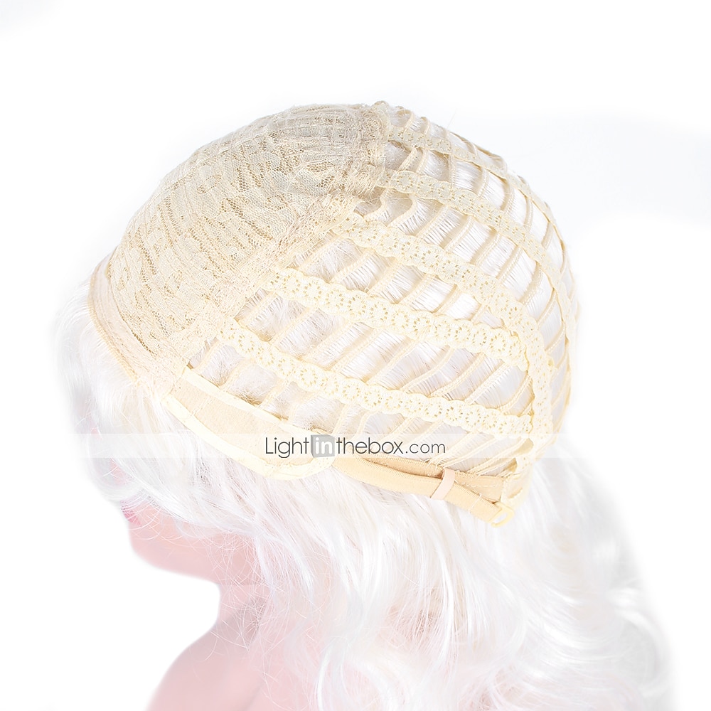 פאה שואגת פאה קוספליי פאה סינתטית פאה קוספליי פאה מארי אנטואנט מתולתל מתולתל פאה מהמאה ה-18 פאת שיער סינטטי לבן באורך בינוני פאת קרנבל לבנה של קליפורניה 2026 - $30.99 –P7