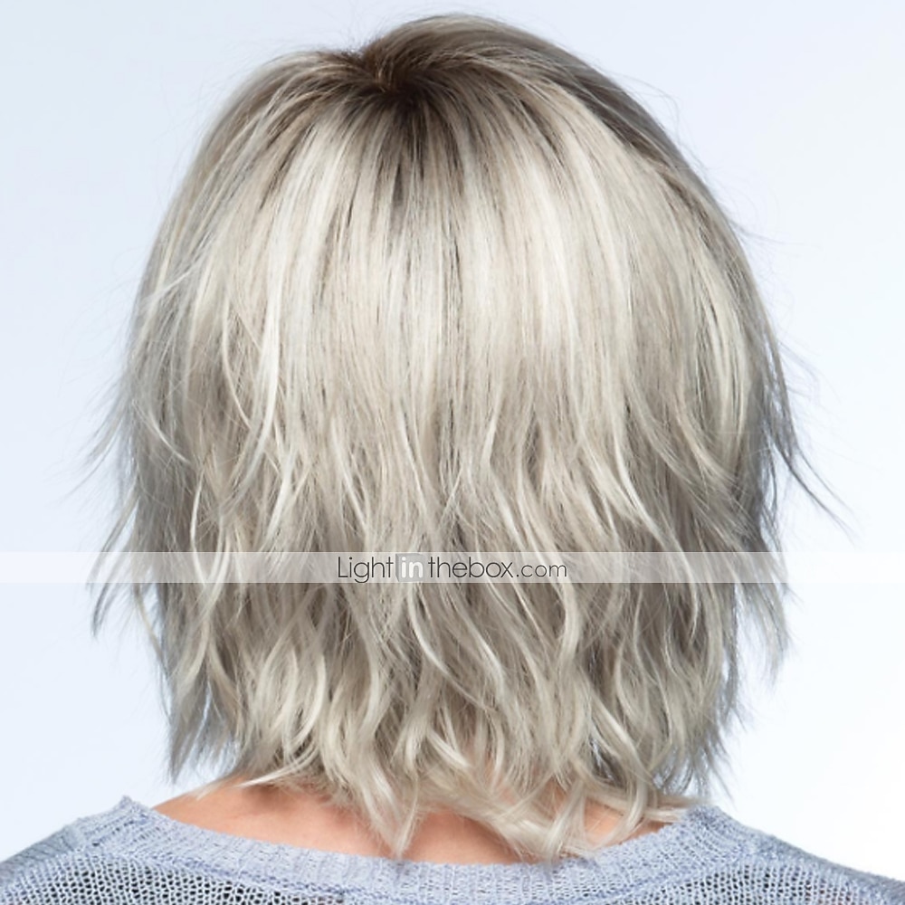 Blonde Wigs for Women Pixie Cut Synthetic Wig Fluffy Short Silver Grey Wigs with Bangs Ombre Hair Wigs Natural Matte Wigs 2026 - $21.99 –P4
