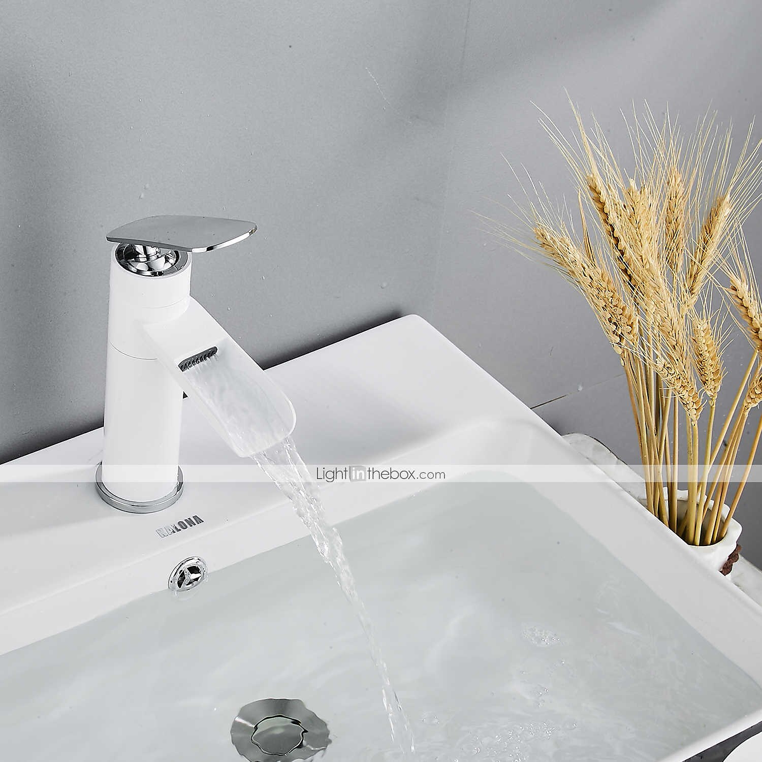 Bathroom Sink Faucet,Rotatable Electroplated Centerset Single Handle One Hole Bath Taps with Hot and Cold Switch 2025 - $97.99 –P17