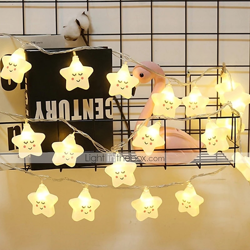 Star Fairy Tale String Lights 1.5M 10LEDs 3M 20LEDs Battery Powered  Birthday Party Children's Room Decoration Lights Delivery Without Battery 2026 - $9.49 –P3