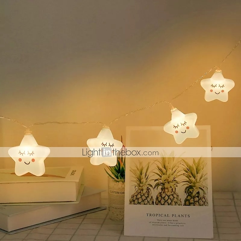 Star Fairy Tale String Lights 1.5M 10LEDs 3M 20LEDs Battery Powered  Birthday Party Children's Room Decoration Lights Delivery Without Battery 2026 - $9.49 –P5