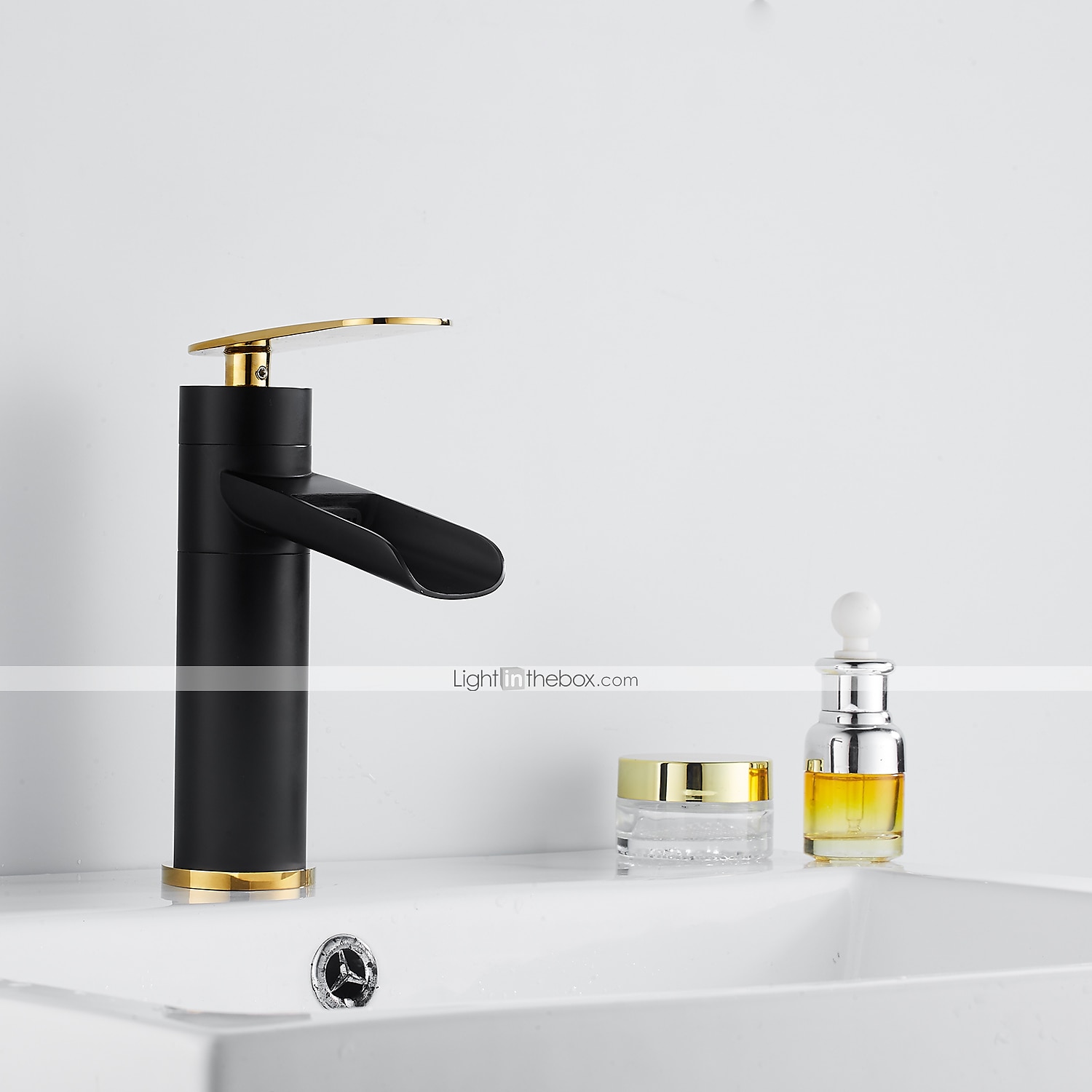 Bathroom Sink Faucet,Rotatable Electroplated Centerset Single Handle One Hole Bath Taps with Hot and Cold Switch 2025 - $97.99 –P1