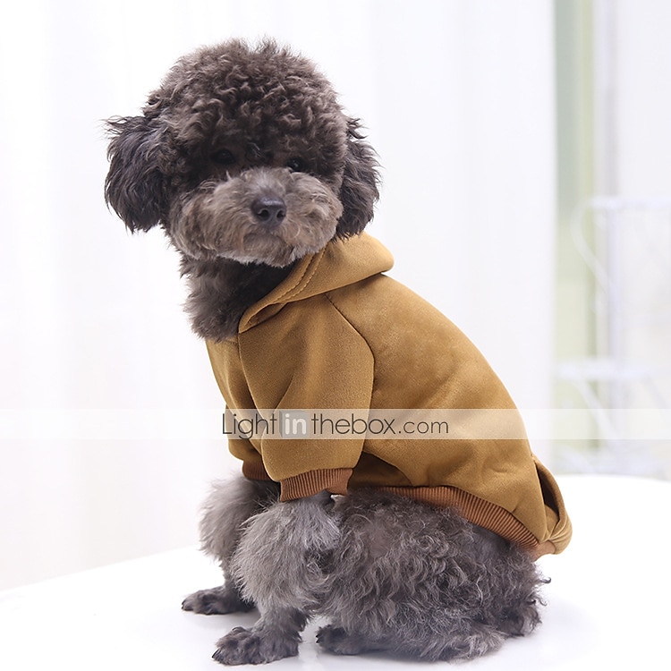 felpe con cappuccio invernali per cani con tasche vestiti caldi per cani di piccola taglia cappotto per chihuahua abbigliamento per cuccioli e gatti del 2025 a $15.49 –P6