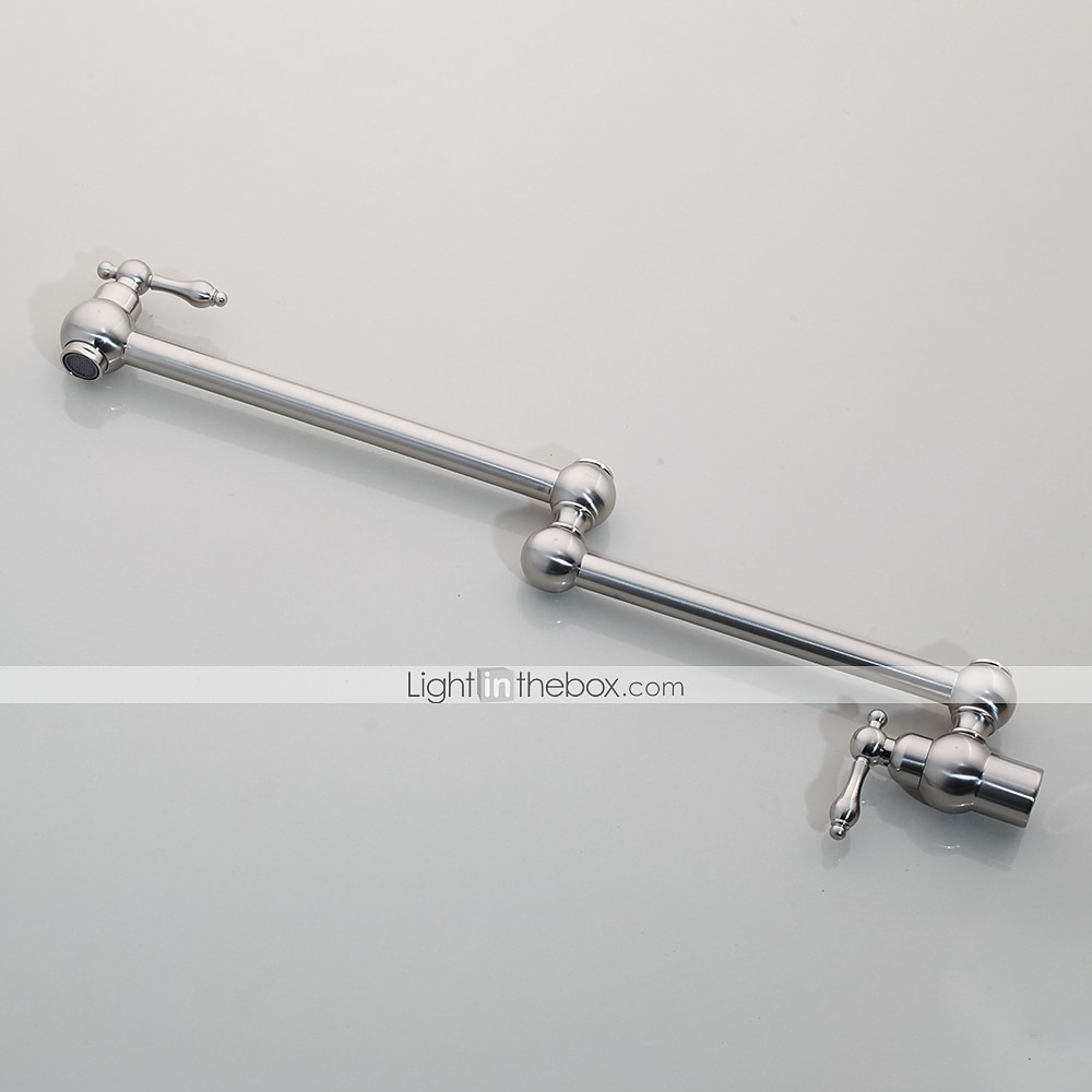 kjøkkenkran, kjøkkenkran, veggmontert grytefyll, sammenleggbar kjøkkenkran i messing 2025 - $170.99 –P5