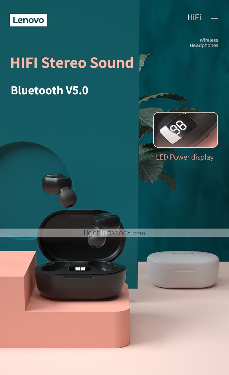 Lenovo XT91 TWS Wireless Bluetooth 