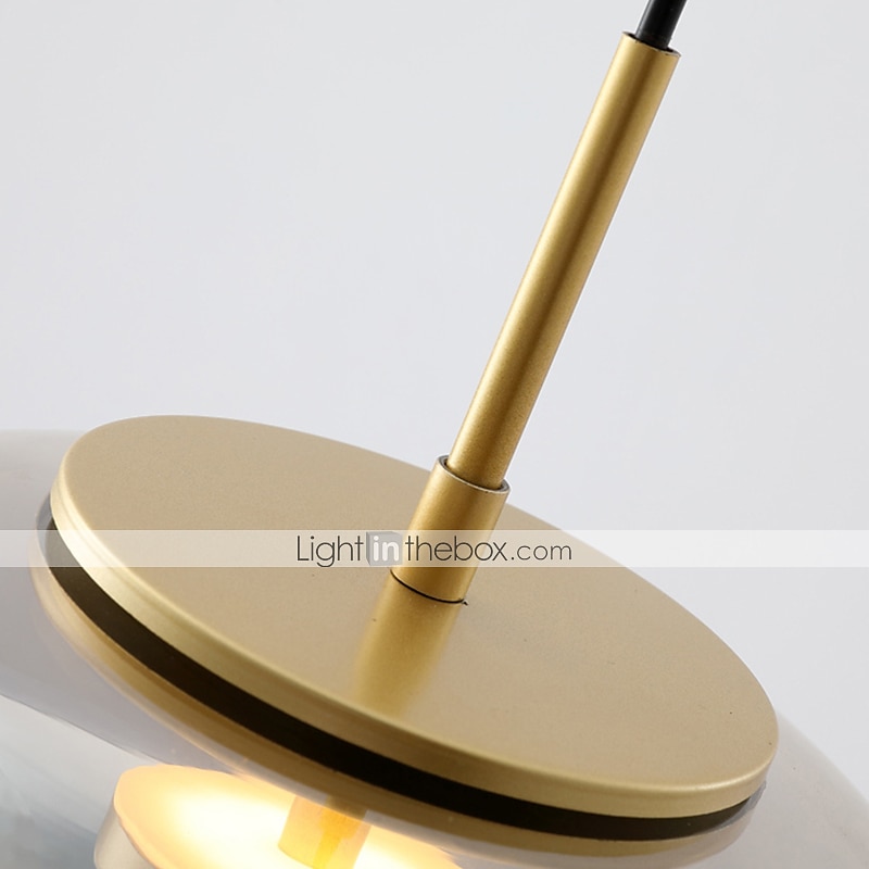 23 cm diseño único estilo nórdico colgante de luz de vidrio moda electrochapado estilo nórdico moderno 110-120v 220-240v 2025 - €107.99 –P7