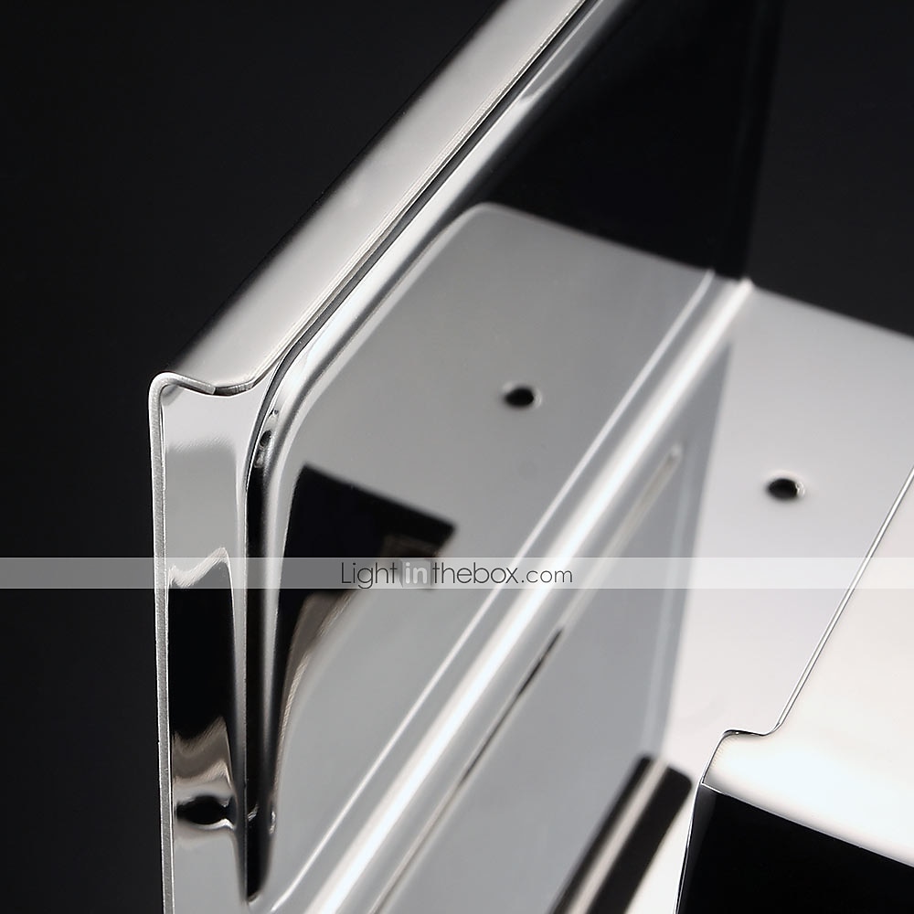 accessorio bagno porta accappatoio, portasalviette, portasciugamani, porta carta igienica in acciaio inox con ripiano portacellulare argento lucido a specchio del 2025 a $27.99 –P3