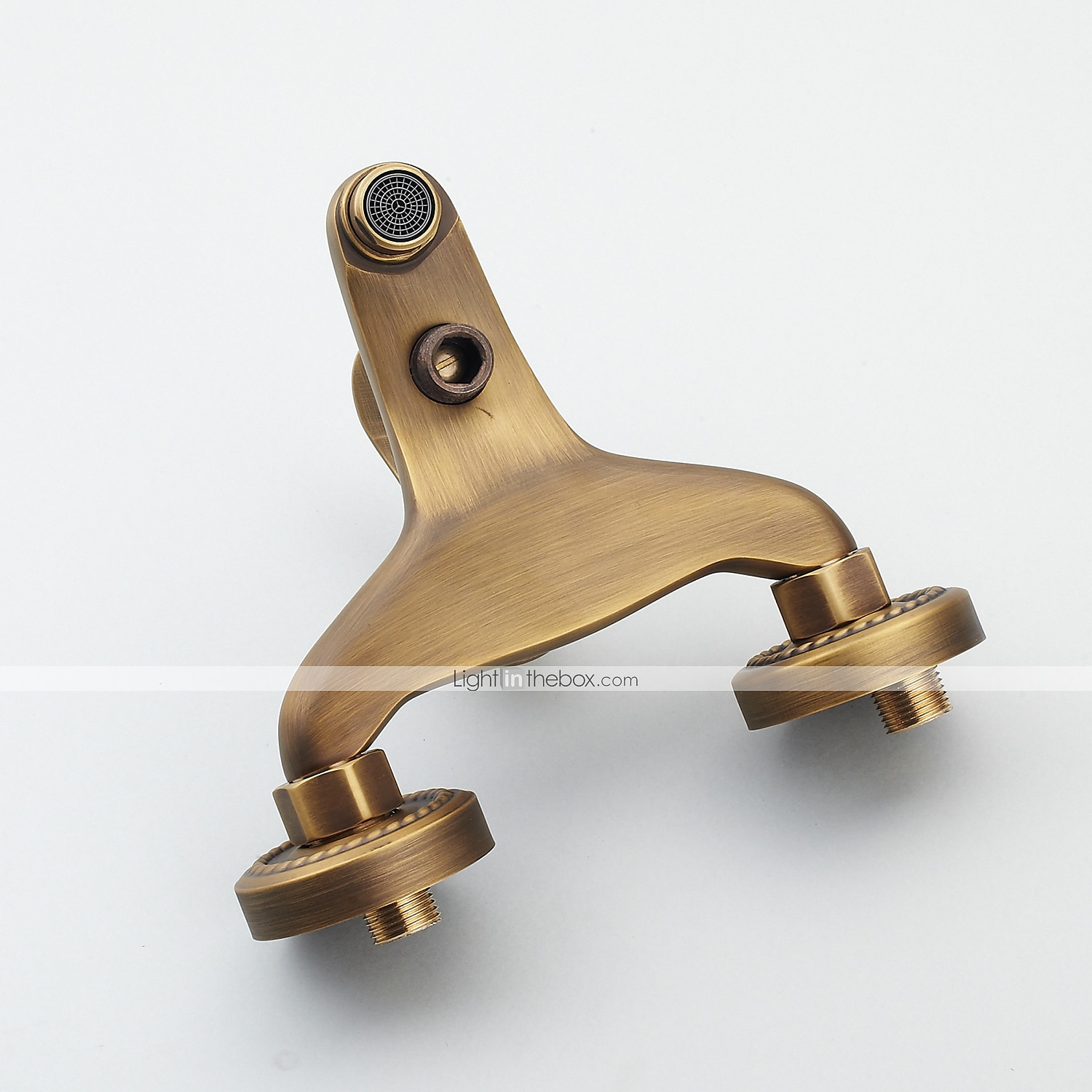 Shower Faucet Set Handshower Included Vintage Style/Country Brass Mount Outside Ceramic Valve Bath Shower Mixer Taps/Single Handle/Yes/Single Handle Three Holes 2025 - $153.99 –P10