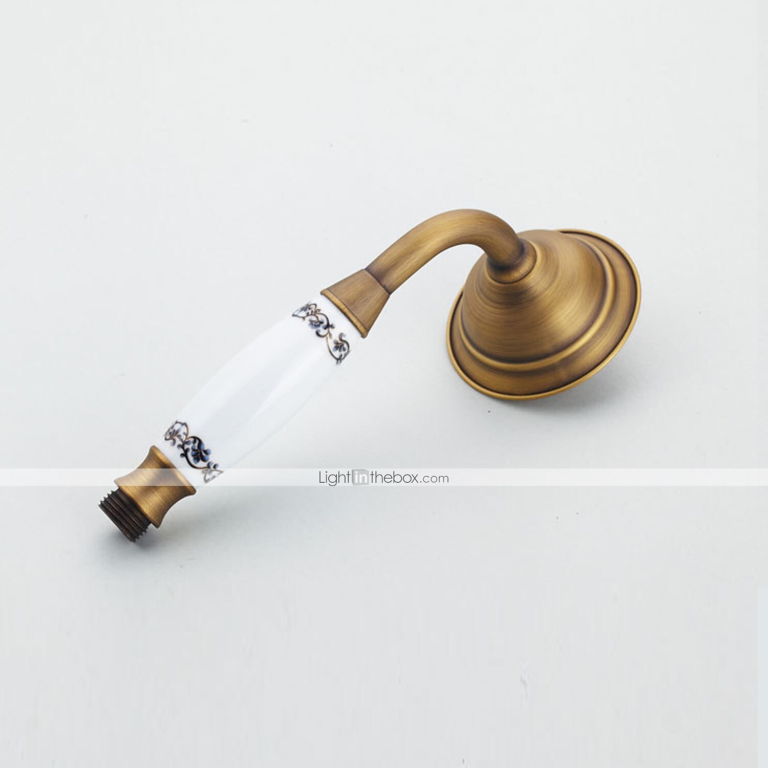 set rubinetto doccia - doccetta inclusa stile vintage estraibile / ottone antico country montaggio esterno rubinetti miscelatore doccia vasca da bagno in ceramica / due maniglie un foro del 2025 a $153.99 –P8