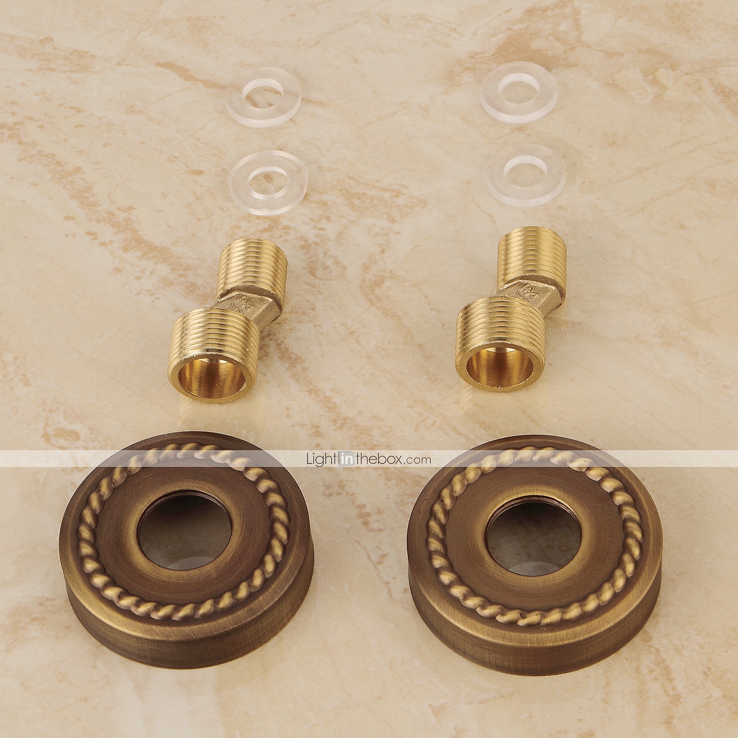 Torneira de chuveiro, conjunto de sistema de chuveiro Chuveiro de mão incluído Cachoeira estilo vintage/montagem de latão antigo do país fora da válvula de cerâmica torneiras misturadoras de chuveiro de 2026 por $291.59 –P17