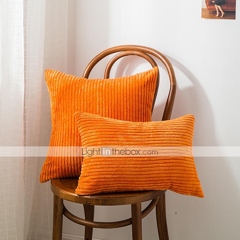 Decorative Toss Pillows Fall Throw Pillow Covers Simple Northern Europe Short Plush Solid Colored Home Office Pillow Case Cover Living Room Bedroom Sofa Cushion Cover Pink Blue Sage Green 2025 - AU $29.99 –P7