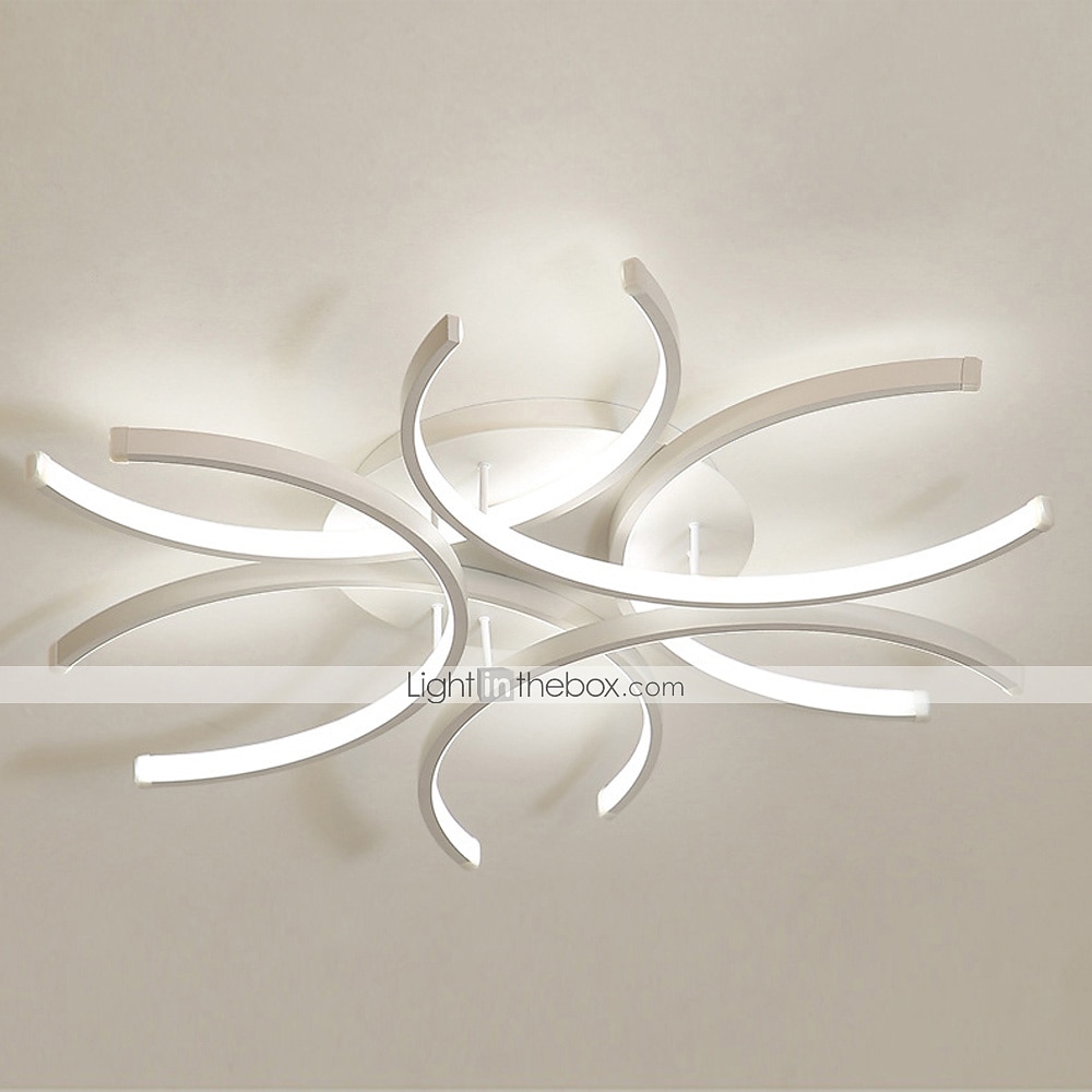 60cm LED Ceiling Light Modern Nordic Geometric Flower Shapes Stylish Flush Mount Lights Living Room Dining Room Bedroom Metal Painted Finishes110-120V 220-240V 2025 - $342.89 –P5