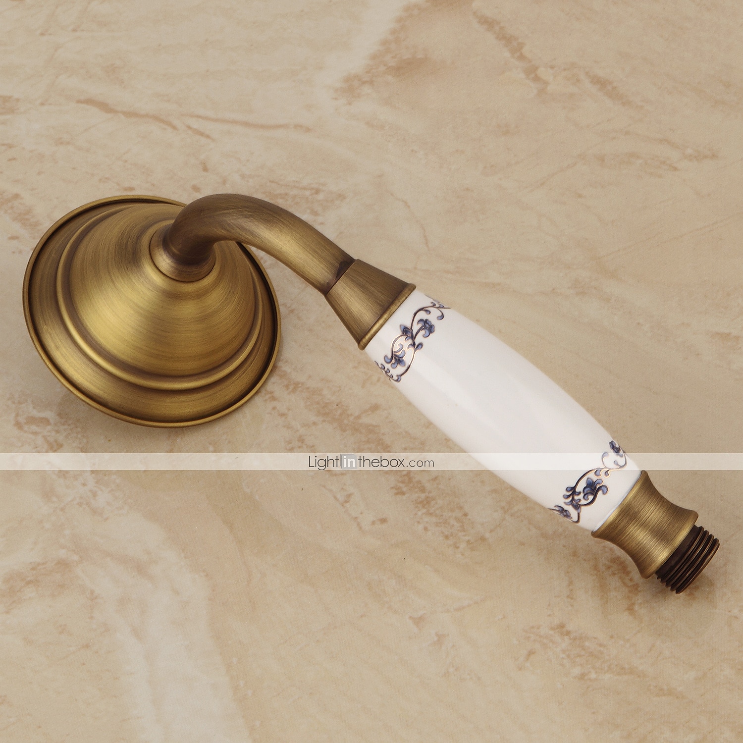 Shower Faucet,Shower System/Rainfall Shower Head System Set Handshower Included pullout Rainfall Shower Vintage Style/Country Brass Mount Outside Ceramic Valve Bath Shower Mixer Taps 2026 - $307.79 –P6