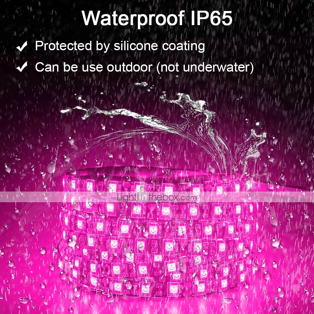 tiras de luces led flexibles 1m 2.5m 5m a prueba de agua o no a prueba de agua 5050 smd por metros 60 leds multicolor con fuente de alimentación de modo de conmutación dc12v 2026 - $6.99 –P6