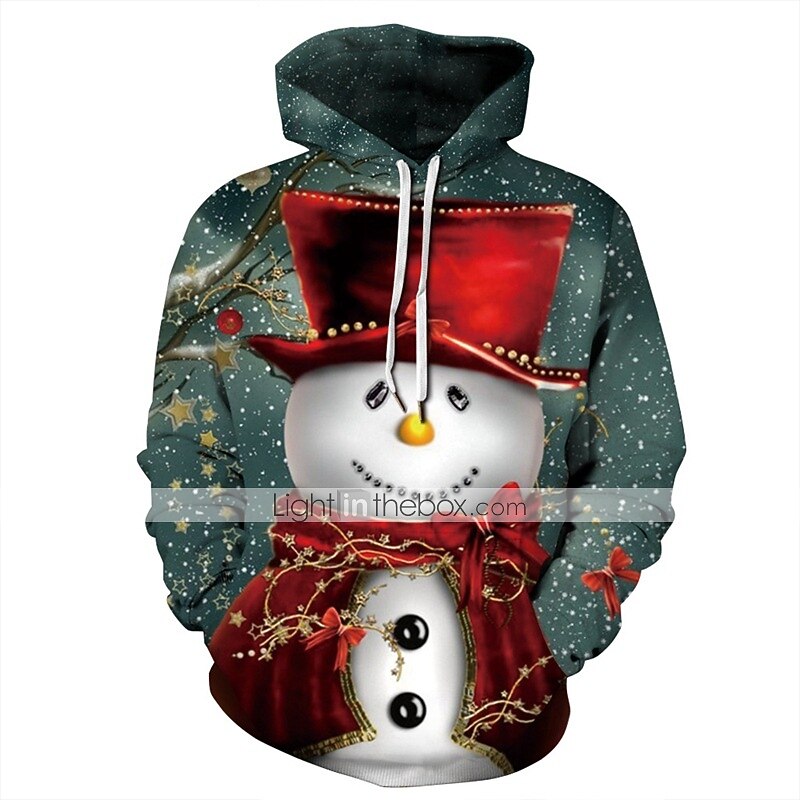 Navidad Papá Noel Árboles de Navidad Sudadera Animé Dibujos 3D Estampados Estampado Harajuku Gráfico Para Hombre Mujer Adulto Vuelta al cole 2025 - $23.99 –P2