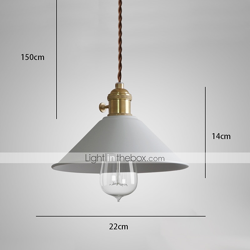 22 cm led hanglamp modern nordic enkel ontwerp wit geel groen grijs blauw roze metaal geverfde afwerkingen 110-120v 220-240v 2025 - $84.99 –P3