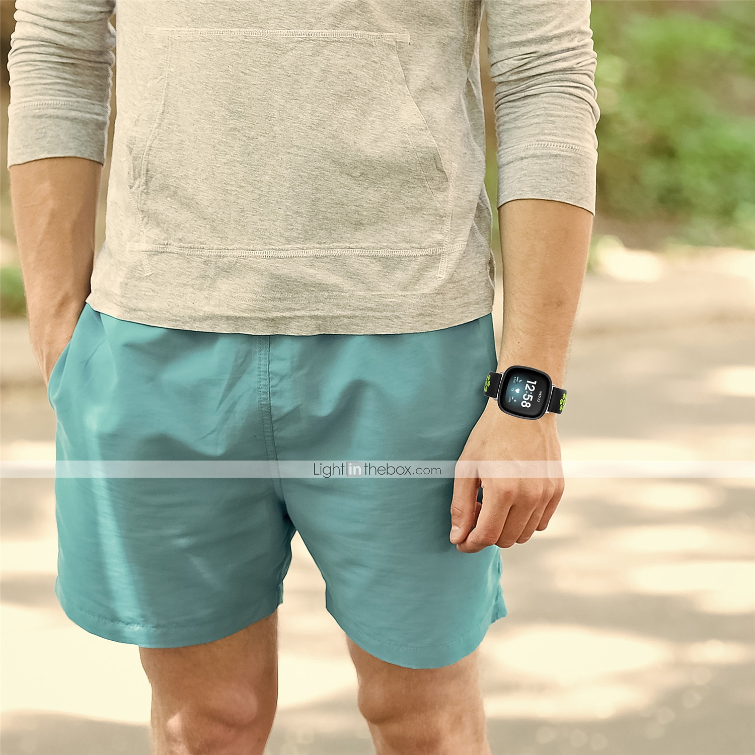 Smart Watch Band Συμβατό με Fitbit Versa 4 Sense 2 Versa 3 Sense κράμα σιλικόνη Εξυπνο ρολόι Λουρί Ελαστικό Ρυθμιζόμενο Πόρπη από ανοξείδωτο ατσάλι Αθλητικό Μπρασελέ Αντικατάσταση Περικάρπιο 2025 - $14.99 –P4