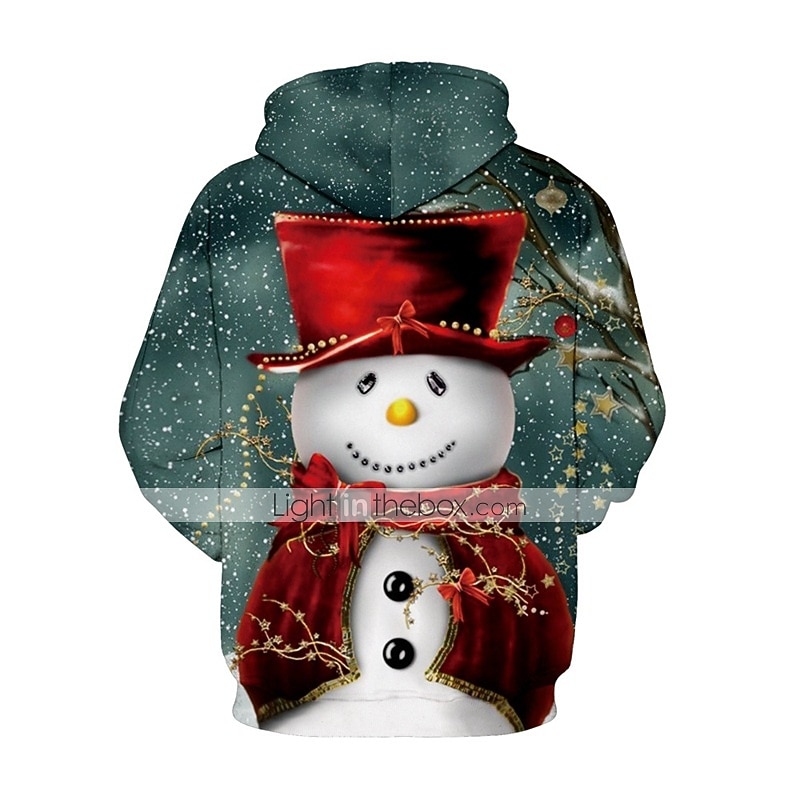 Navidad Papá Noel Árboles de Navidad Sudadera Animé Dibujos 3D Estampados Estampado Harajuku Gráfico Para Hombre Mujer Adulto Vuelta al cole 2025 - $23.99 –P3