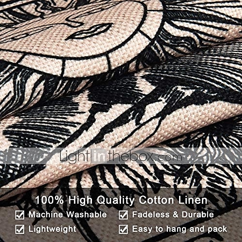 Boho-Packung mit 3 Tarot Weissagung gewebte böhmische Wandteppiche Kunstdekor Decke Vorhang zum Aufhängen Zuhause Schlafzimmer Wohnzimmer Dekoration nordische Baumwolle Leinen Quaste Mond Sterne 2025 - $34.99 –P5