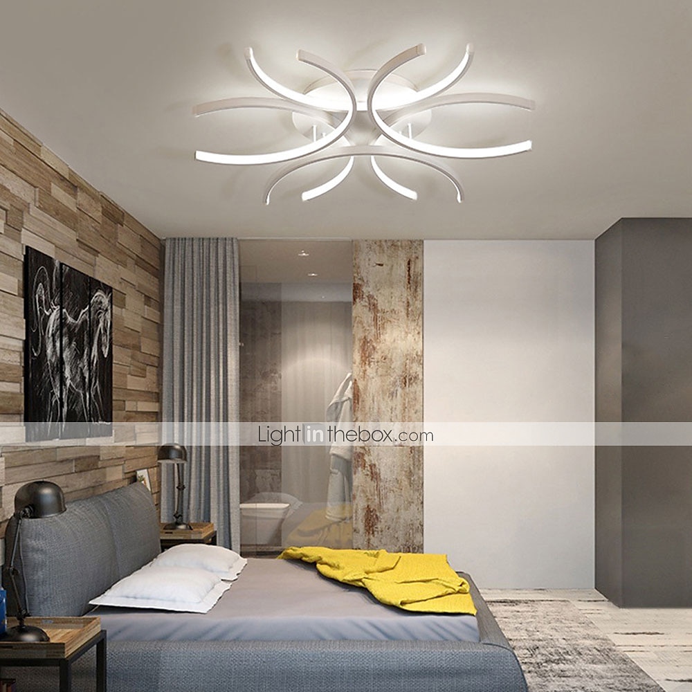 60cm LED Ceiling Light Modern Nordic Geometric Flower Shapes Stylish Flush Mount Lights Living Room Dining Room Bedroom Metal Painted Finishes110-120V 220-240V 2025 - $342.89 –P2