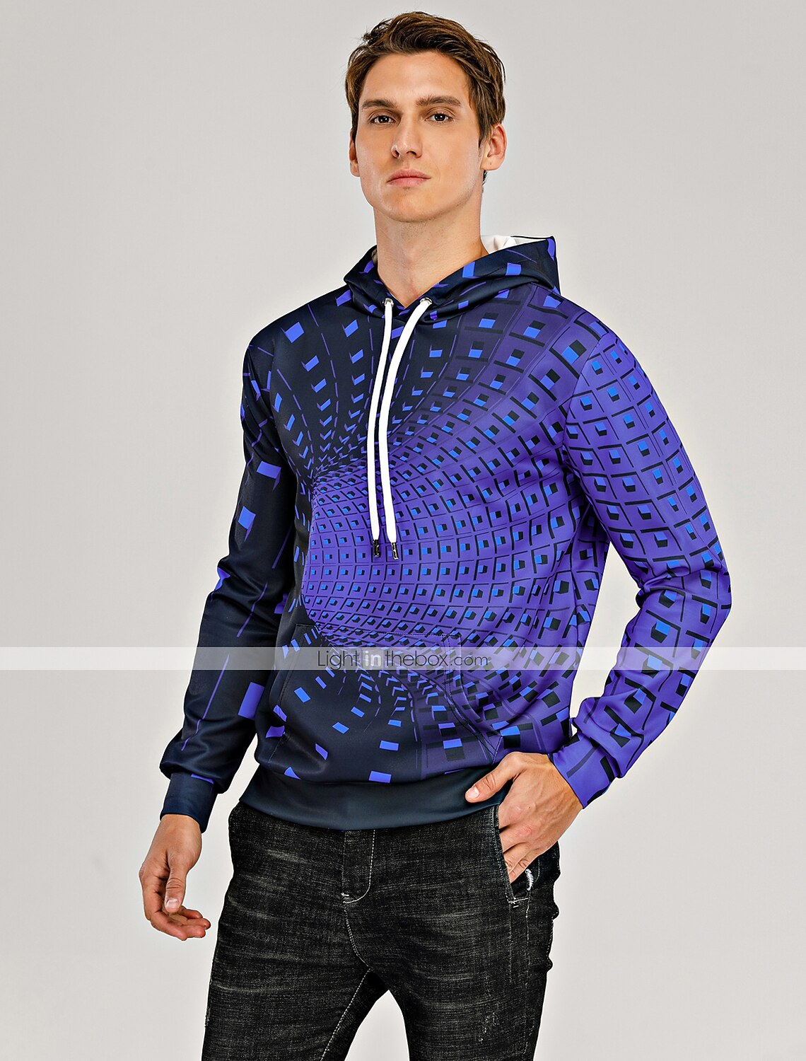 Miesten Geometrinen Väripalikka 3D Huppari Hupparit College Katutyyli Halloween Hupullinen Päivittäin Pyhäpäivä Musta Keltainen Rubiini Laivastosininen Purppura Suunnittelija S M L XL XXL 3XL 2026 - $30.99 –P4