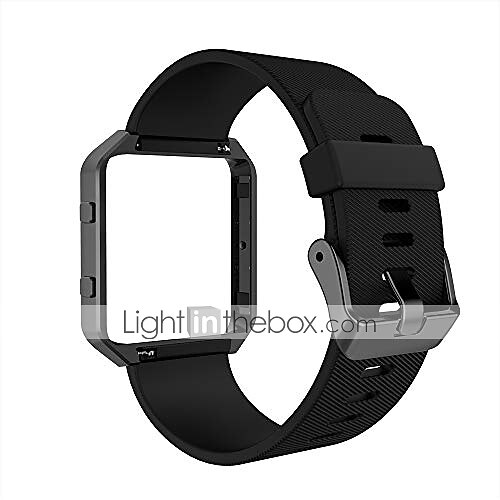 Reim til Smartklokke til Fitbit Blaze Silikon Smartklokke Stropp Myk Pustende Klassisk lås Sportsrem SmartWatch-bånd med etui Erstatning Armbånd 2025 - $17.99 –P4