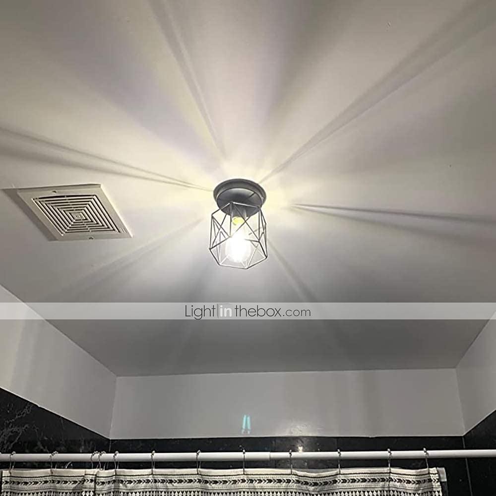 14cm LED pendentif lumière porche lumière couloir couloir encastré lumières métal noir pays 110-120v 220-240v de 2026 ? $40.99 –P6