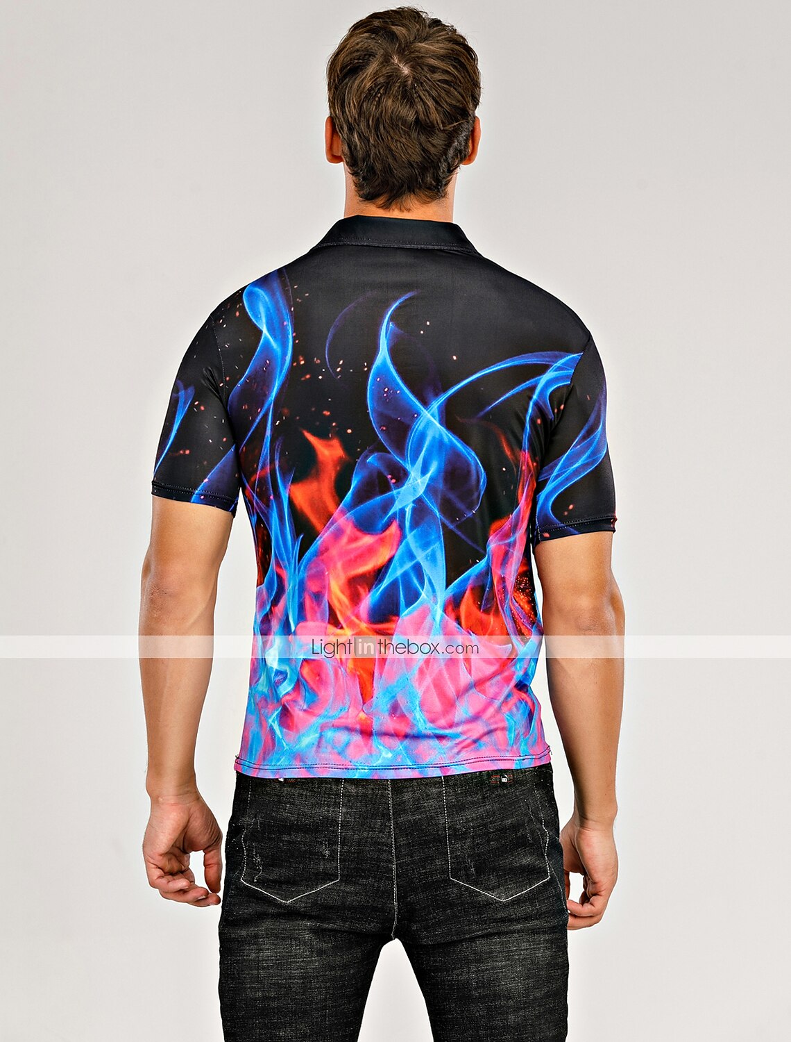 Per uomo Pop art 3D POLO Maglia da tennis Tennis Camicia da golf Golf Manica corta Camicia Colletto Giornaliero Per uscire Giallo Rosa Rosso Viola Arancione Plus Size Abbigliamento Streetwear del 2025 a $22.99 –P3