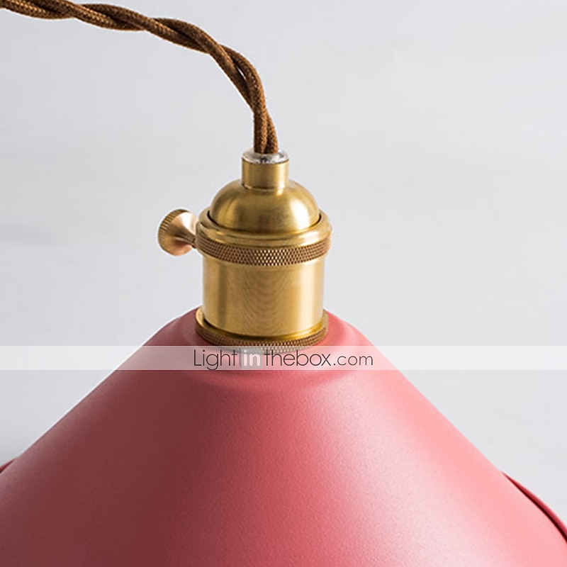 22 cm led hanglamp modern nordic enkel ontwerp wit geel groen grijs blauw roze metaal geverfde afwerkingen 110-120v 220-240v 2025 - $84.99 –P4