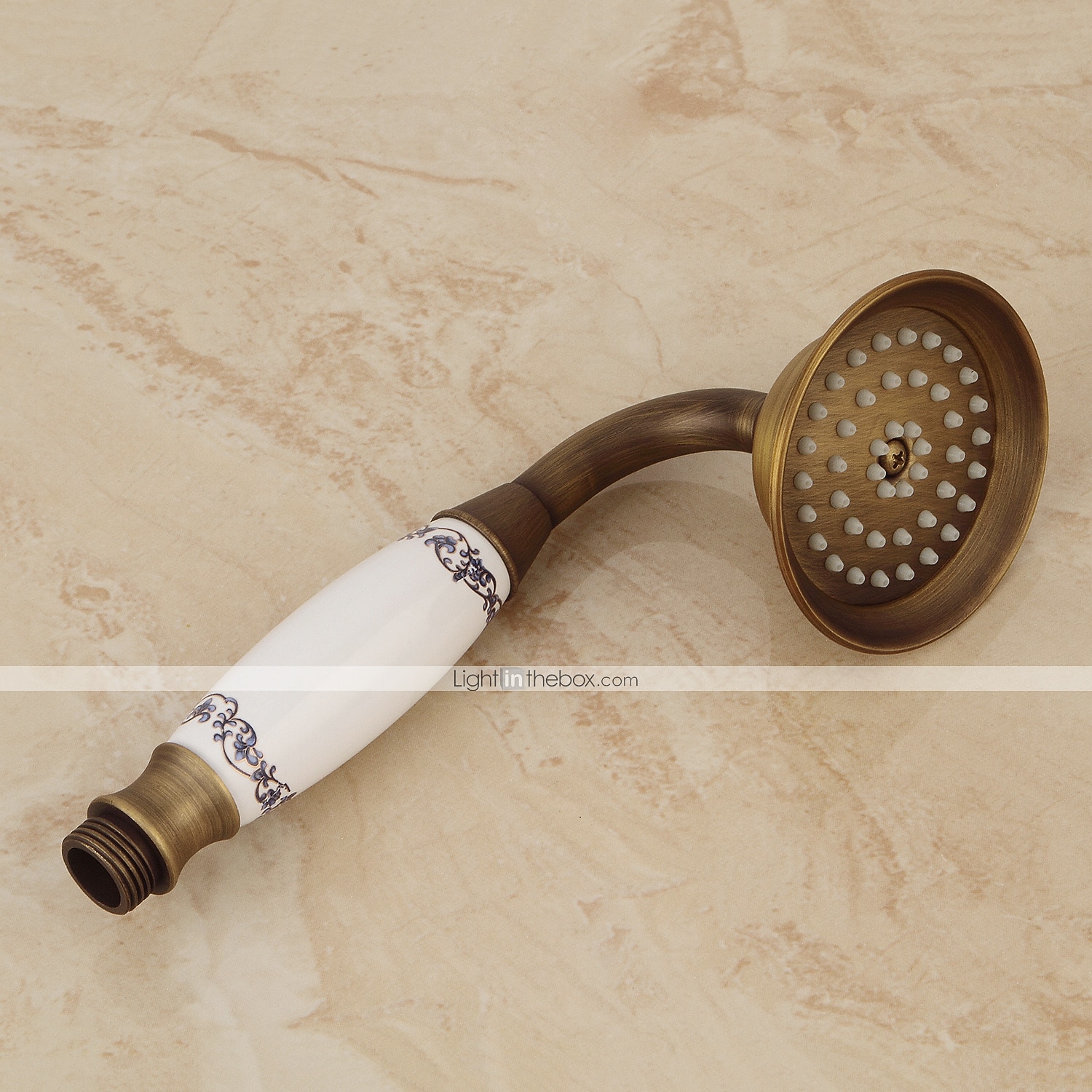 Shower Faucet,Shower System/Rainfall Shower Head System Set Handshower Included pullout Rainfall Shower Vintage Style/Country Brass Mount Outside Ceramic Valve Bath Shower Mixer Taps 2026 - $307.79 –P5