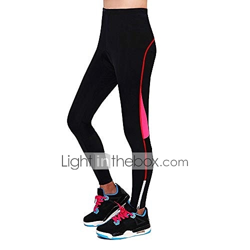 női kerékpáros nadrág, kerékpáros nadrág hosszú, 3D-s zselés párnázattal, MTB hegyikerékpár nadrág leggings légáteresztő, nagy rugalmasságú, piros 2025 - $41.99 –P3