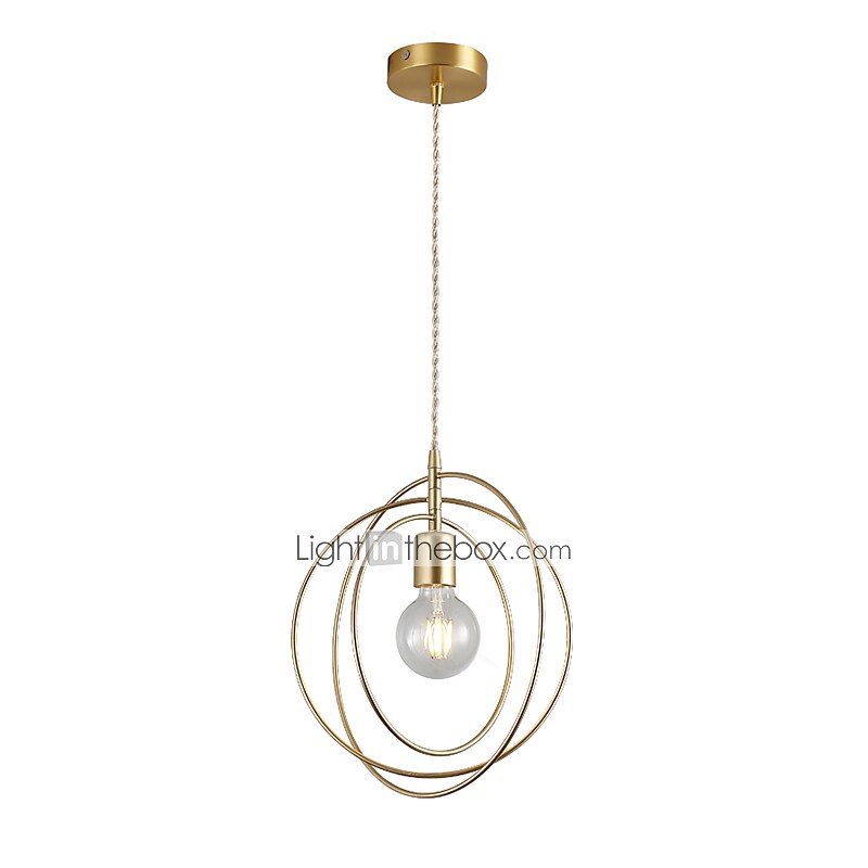 28 cm globo design forme geometriche lampada a sospensione metallo stile moderno globo in metallo finiture verniciate moderno stile nordico decorazioni natalizie 110-240 v del 2025 a $115.99 –P4