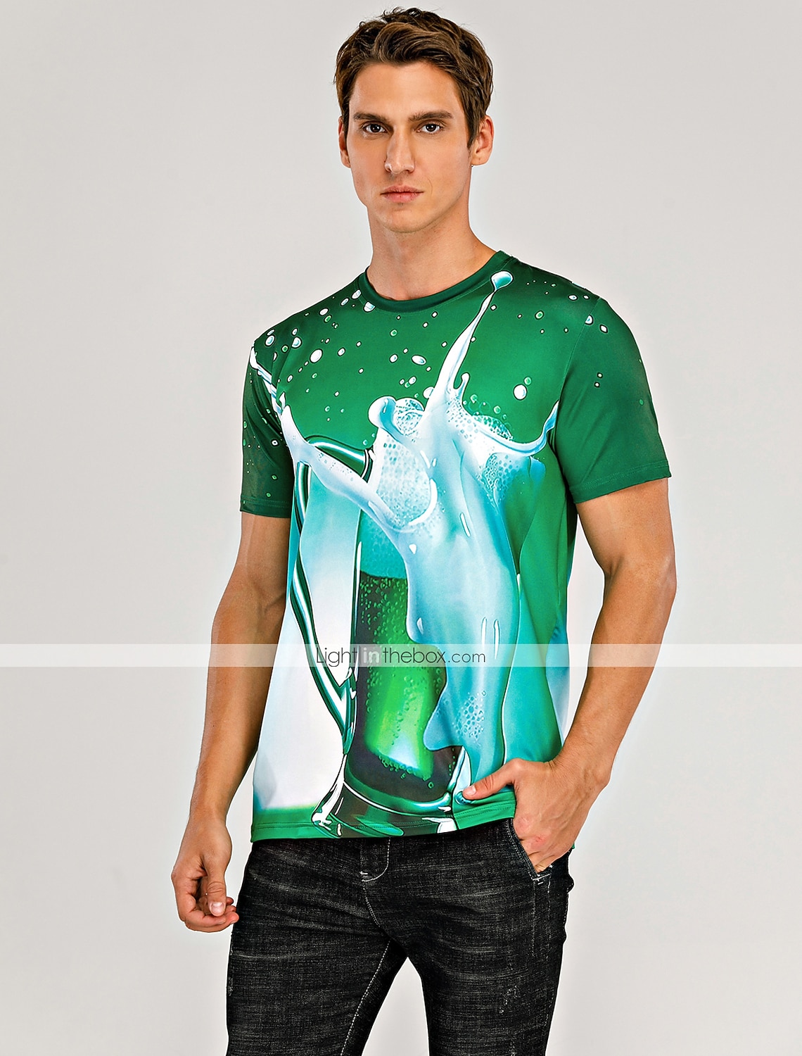 בגדי ריקוד גברים גראפי בירה חולצה חולצה קצרה שרוולים קצרים חולצה קצרה הדפסת תלת מימד צווארון עגול חולצה סגנון רחוב בסיסי יומי מועדונים צהוב אודם סגול קיץ ביגוד מידות גדולות S M L XL 2XL 3XL 2026 - €17.99 –P9