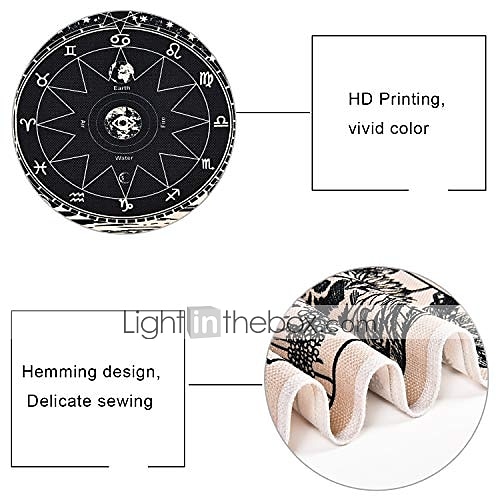 Boho-Packung mit 3 Tarot Weissagung gewebte böhmische Wandteppiche Kunstdekor Decke Vorhang zum Aufhängen Zuhause Schlafzimmer Wohnzimmer Dekoration nordische Baumwolle Leinen Quaste Mond Sterne 2025 - $34.99 –P2