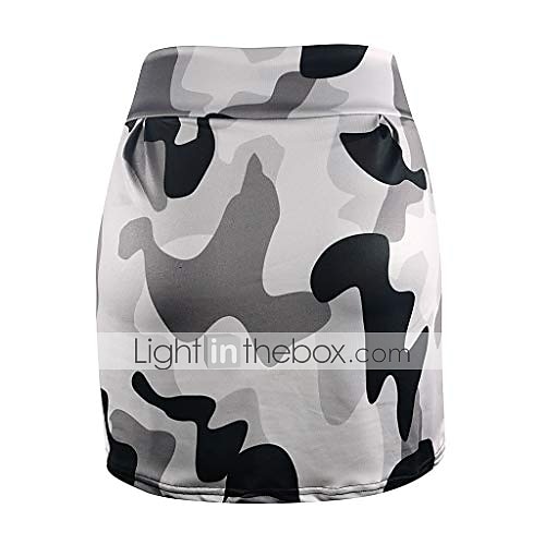 Women's Tennis Skirts Golf Skirts Yoga Shorts Sun Protection High Waist Yoga Fitness Skort Bottoms Camo / Camouflage Pink Red Blue Spandex Summer Sports Activewear Stretchy Slim 2025 - $12.99 –P3
