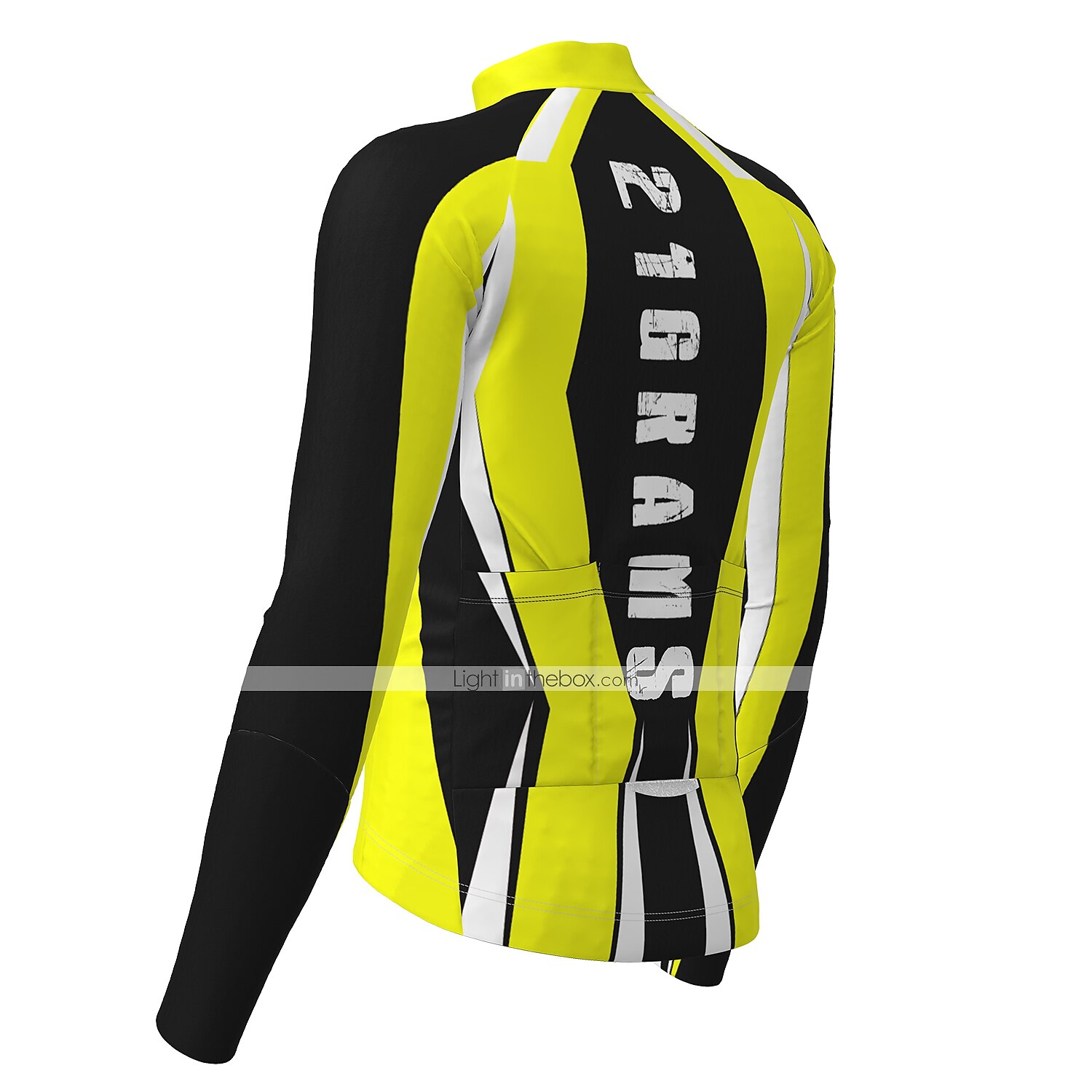 Herren Fahrradjacke Radjacke Radtrikot fahrradbekleidung Fahrradtrikot Langarm Fahhrad Jacke Trikot Shirt mit 3 Gesäßtaschen MTB Mountain Rennrad warm warm halten Atmungsaktiv Schnelltrocknend Gelb 2025 - $32.99 –P7