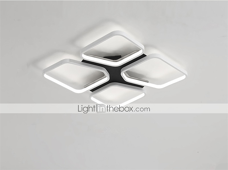 plafonnier led moderne simple design carré de base formes géométriques 42 52 cm salon chambre encastré lumières métal peint finitions 110-120v 220-240v de 2025 ? $202.39 –P7
