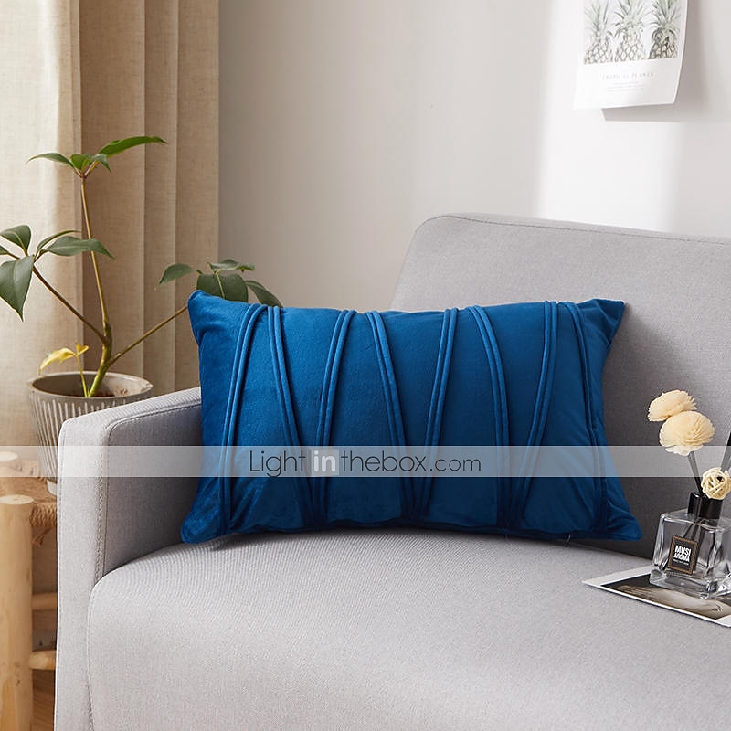 Decorative Toss Pillows Velvet Cover for Pillows Pillow Case Cover Home office Pillow Case Cover Modern Sample Room Cushion Cover Outdoor Cushion for Sofa Couch Bed Chair Pink Blue Sage Green Purple 2025 - $18.99 –P2