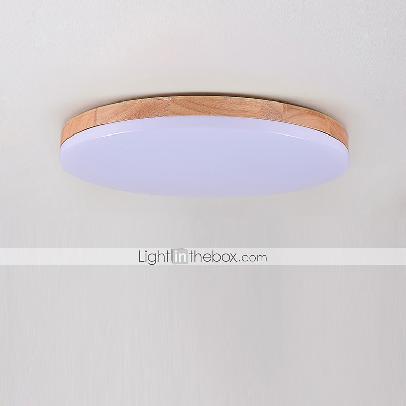 26/38/48 cm LED Ceiling Light Nordic Wood Round Design Flush Mount Lights Nature Inspired 110-120V 220-240V 2025 - $105.99 –P7