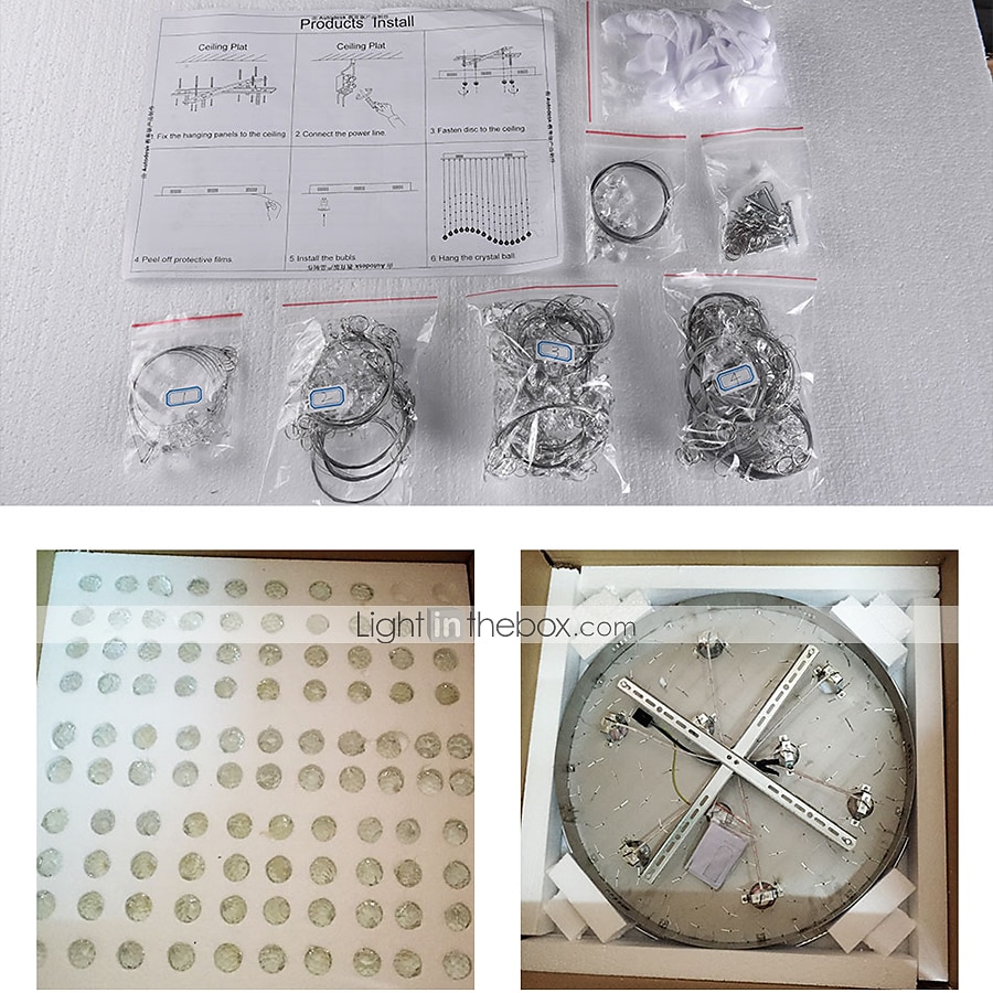 9-אור 60 cm עיצוב נורות עיצוב קו צורות גיאומטריות נברשות מתכת שכבות מרובות סגנון אמנותי סגנון מודרני כרום עכשווי סגנון נורדי 110-120V 220-240V 2025 - $1312.59 –P3