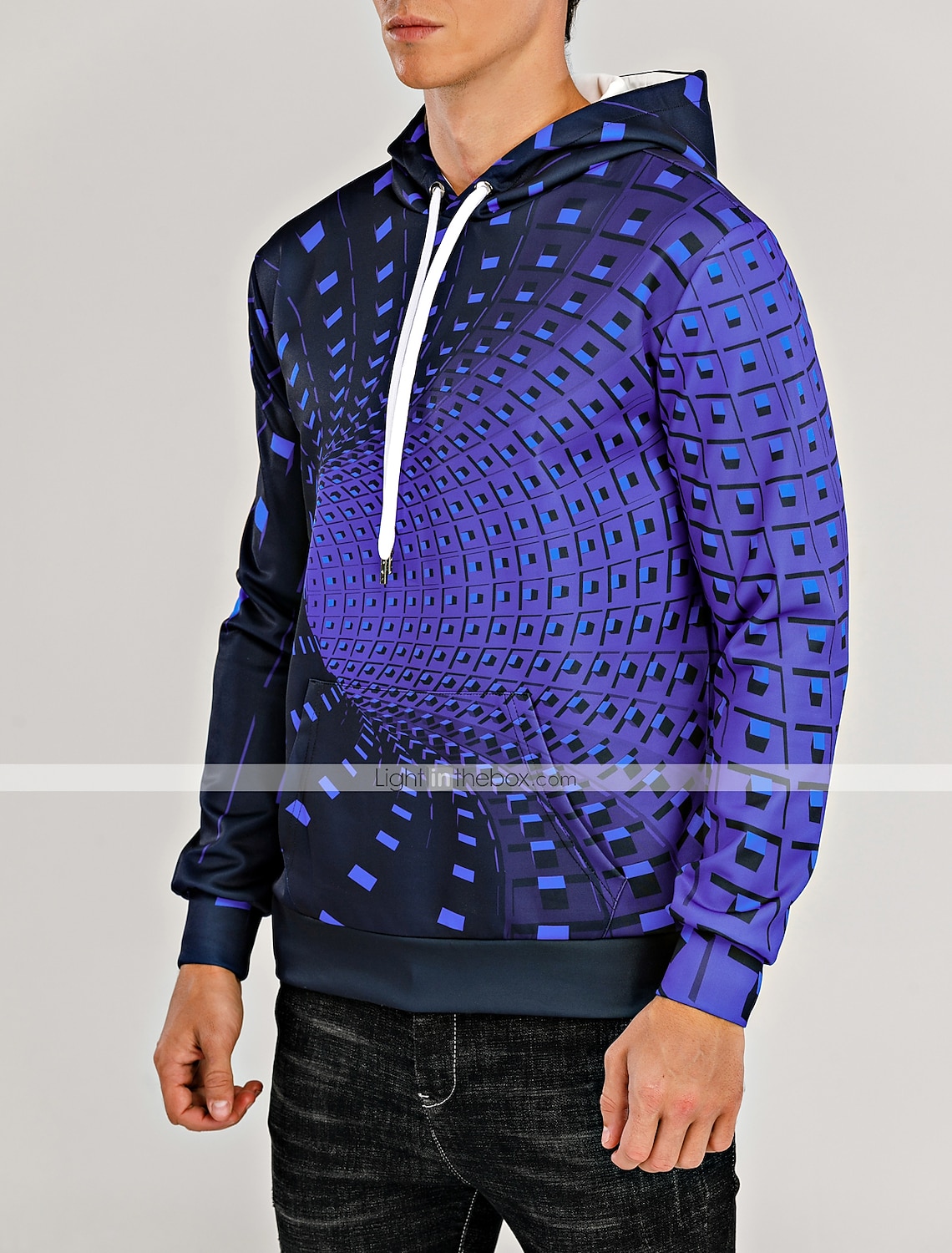 Miesten Geometrinen Väripalikka 3D Huppari Hupparit College Katutyyli Halloween Hupullinen Päivittäin Pyhäpäivä Musta Keltainen Rubiini Laivastosininen Purppura Suunnittelija S M L XL XXL 3XL 2026 - $30.99 –P8