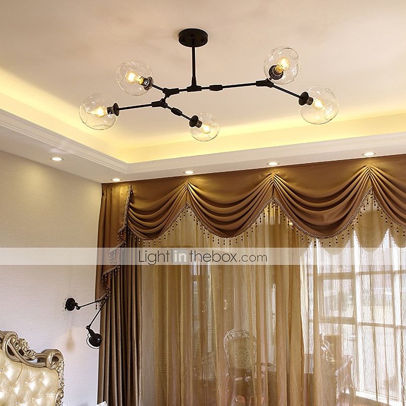multi head magic bean lampadario caldo bianco luce creativa arte moderna soggiorno lampada heteromorphic nordic semplice sfera di vetro molecolare sala da pranzo ac110v ac220v del 2025 a $343.89 –P2