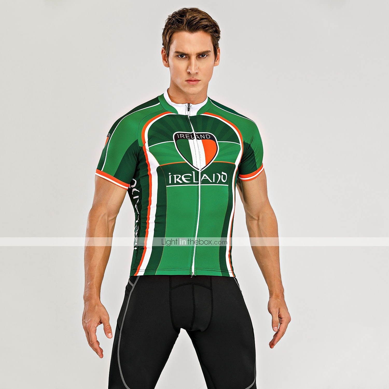 Homme Maillot Velo Cyclisme Manche Courte Cyclisme Maillot Top avec 3 poches arrière VTT Vélo tout terrain Vélo Route Respirable Séchage rapide Evacuation de l'humidité Poche arrière Gris foncé Vert de 2025 ? $28.99 –P5