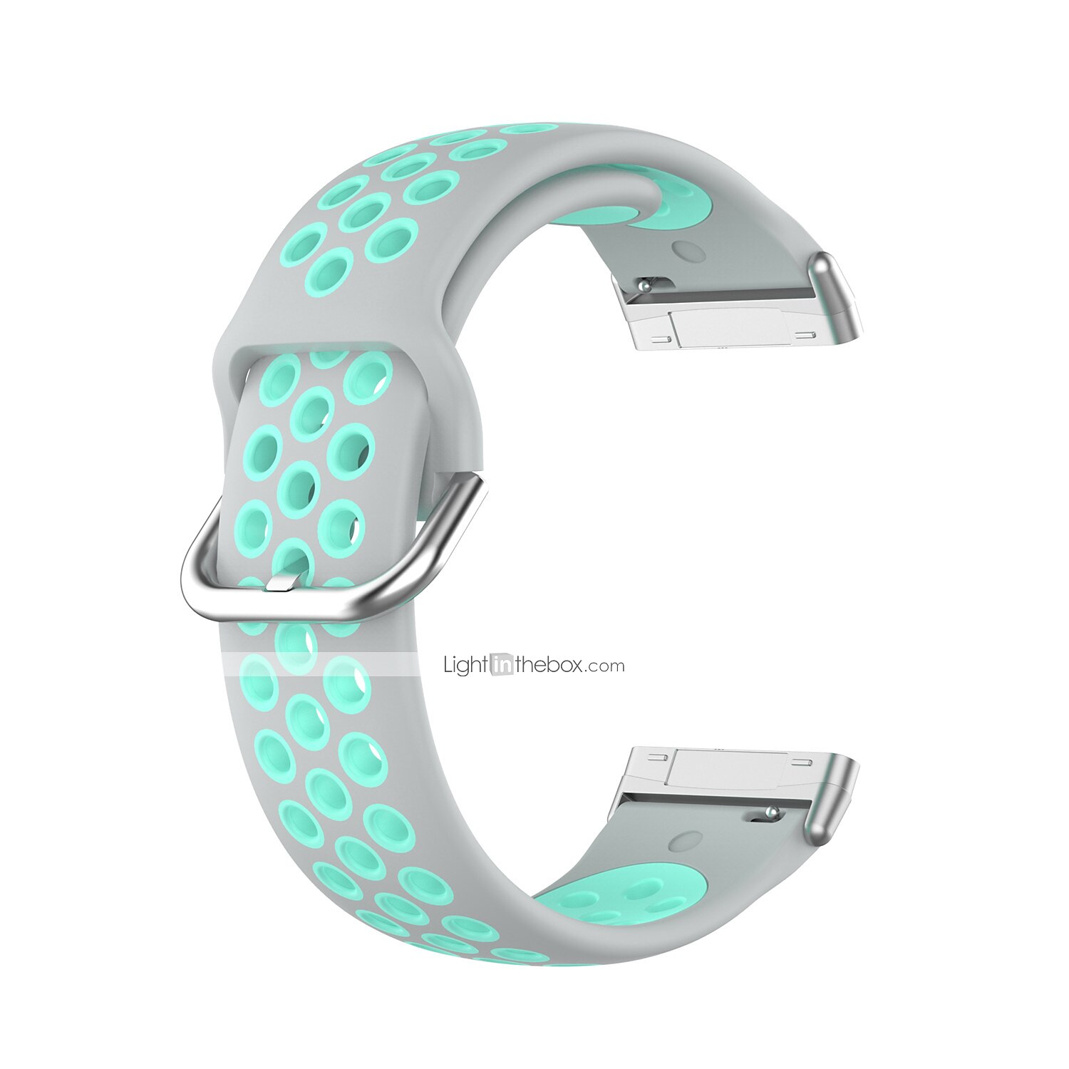 Smart Watch Band Συμβατό με Fitbit Versa 4 Sense 2 Versa 3 Sense κράμα σιλικόνη Εξυπνο ρολόι Λουρί Ελαστικό Ρυθμιζόμενο Πόρπη από ανοξείδωτο ατσάλι Αθλητικό Μπρασελέ Αντικατάσταση Περικάρπιο 2025 - $14.99 –P16