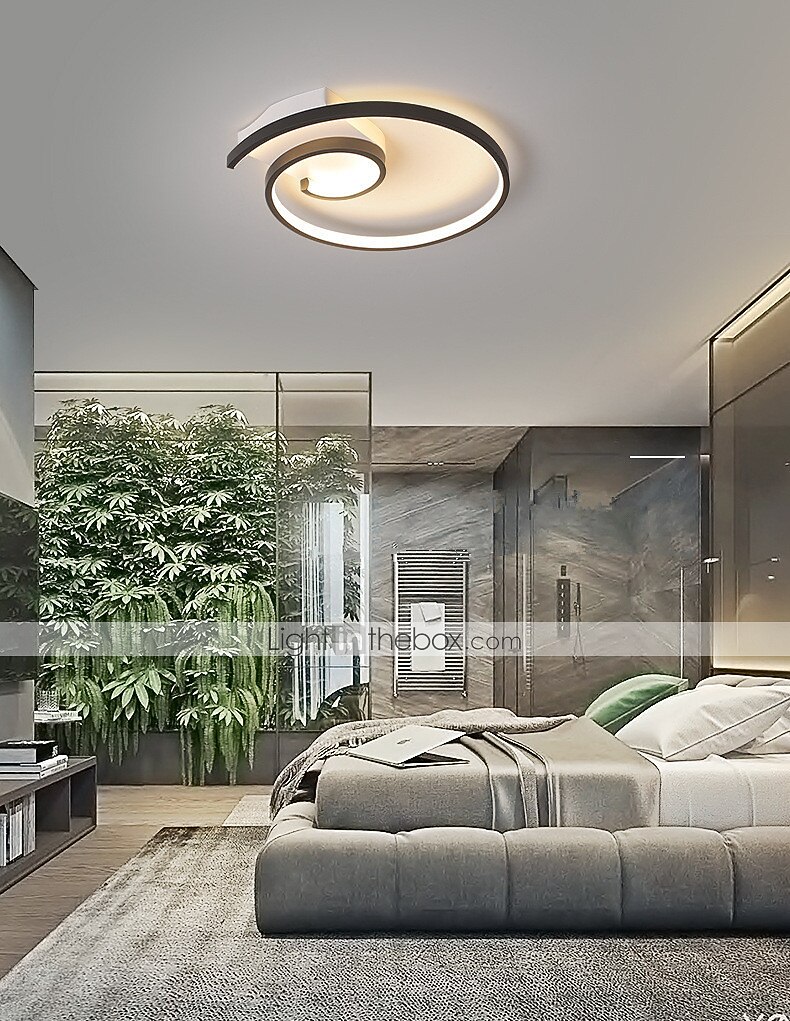 42cm 52cm plafoniera a led design a spirale rotonda nuova lampada da camera da letto led new fashion semplice lampada da soffitto in camera studio personalizzato in alluminio lampade da sala da pranzo del 2025 a $204.99 –P7