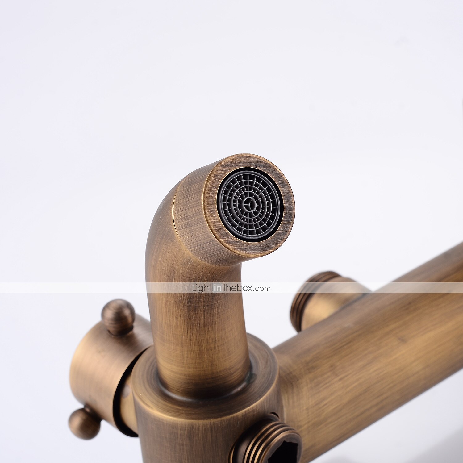 Shower Faucet,Shower System Set Handshower Included pullout Waterfall Vintage Style/Country Brass Mount Outside Ceramic Valve Bath Shower Mixer Taps 2025 - $323.99 –P9