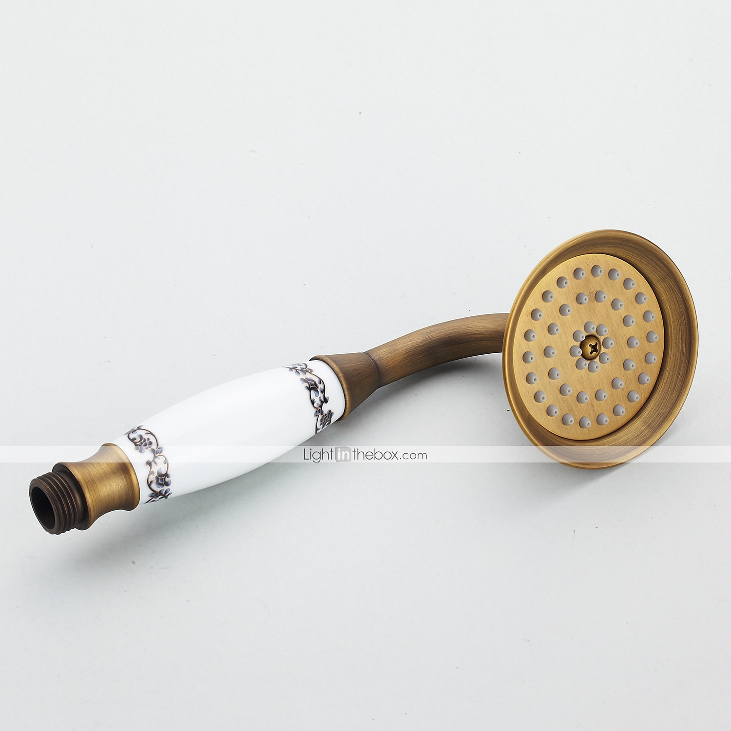 robinet de duș / set de sistem de cap de duș cu efect de ploaie - duș de mână inclus extracție stil vintage / alamă antică de țară / montare galvanizată în exterior supapă ceramică baterii de duș 2026 - $161.99 –P10