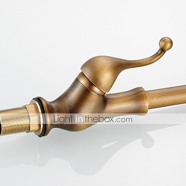 rubinetto da cucina, ottone antico monocomando un foro beccuccio standard centerset rubinetti da cucina girevoli contemporanei con interruttore freddo e caldo del 2025 a $89.99 –P7