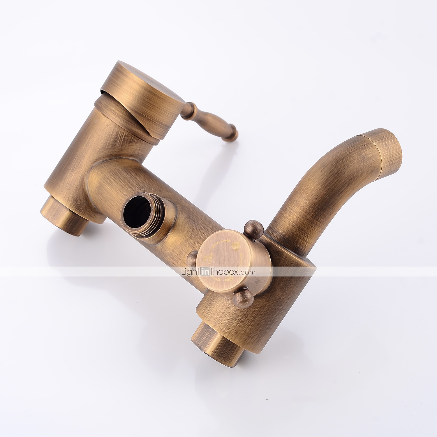 Shower Faucet,Shower System Set Handshower Included pullout Waterfall Vintage Style/Country Brass Mount Outside Ceramic Valve Bath Shower Mixer Taps 2025 - $323.99 –P8