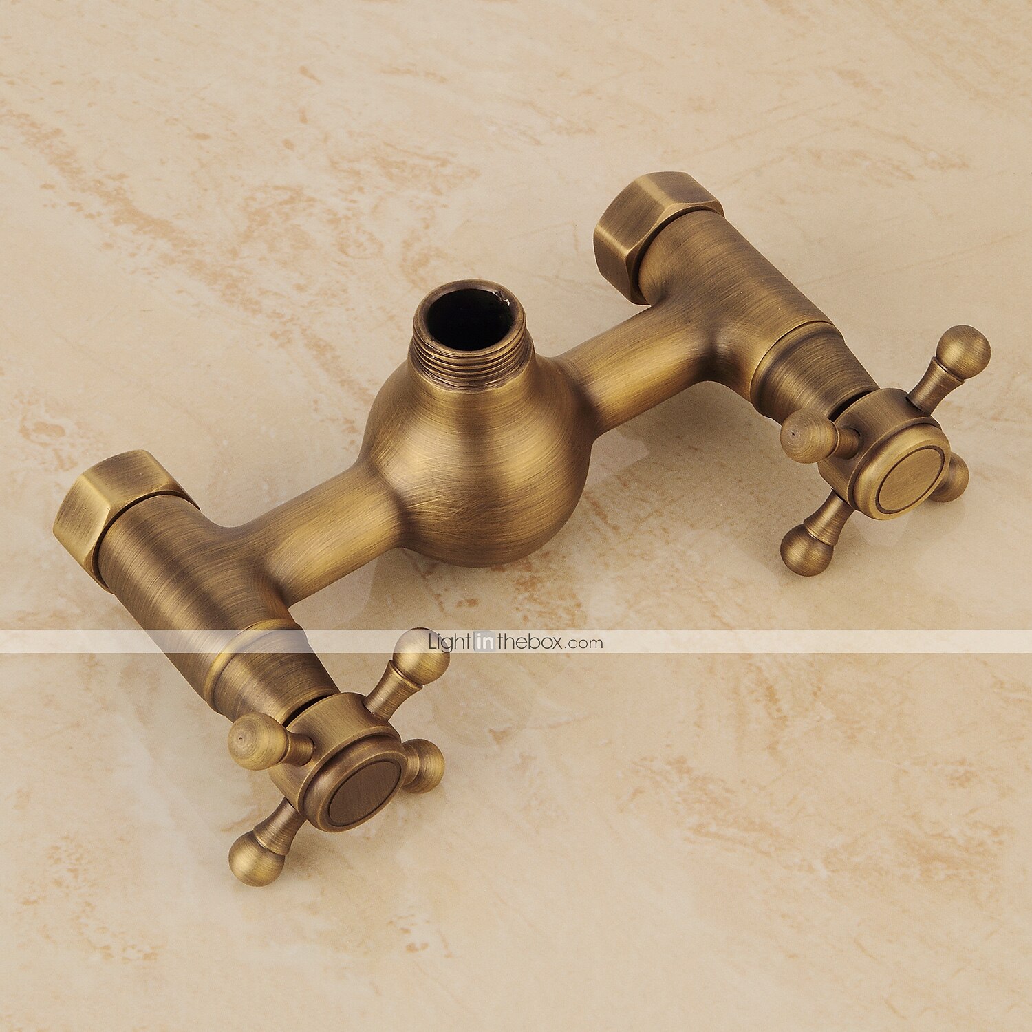 Vintage Shower System Faucet Combo Set Ceramic Mixer Valve, 8 inch Brass Rainfall Shower Head Showerhead with Handheld Spray, Antique Wall Mounted Tub and Shower Kit Bathroom Bath 2025 - $275.39 –P13